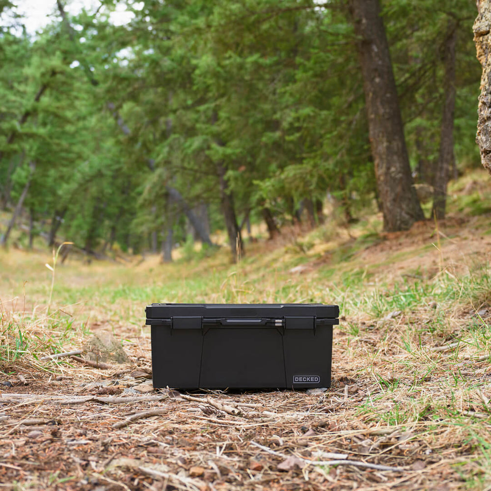 Decked A0010-SIXR-BLK Sixer 16 Portable Storage Box