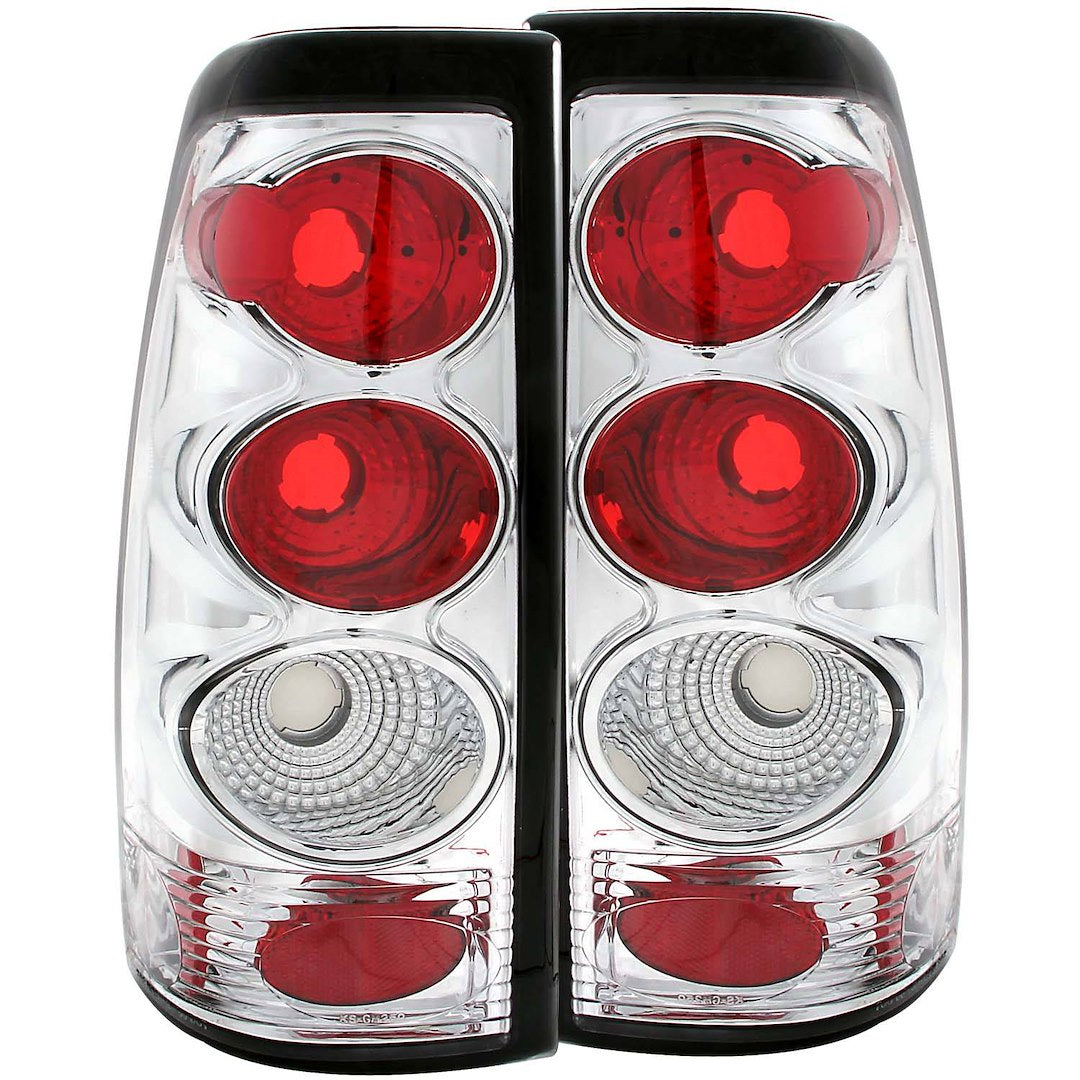 ANZO USA 211023 Silverado Silver Tail-Light Pair - image 1