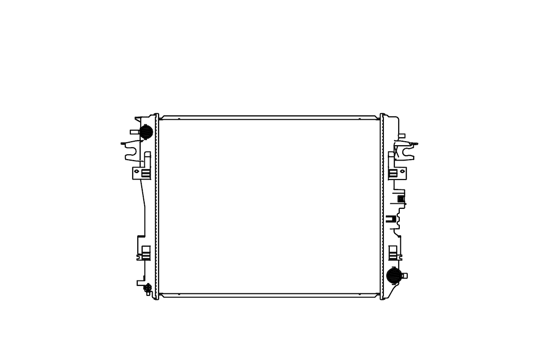 CSF 3738 2014 Ram 6.4L Cooling Radiator - image 2