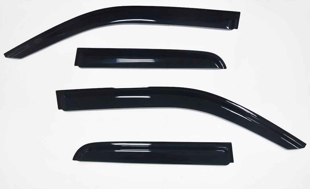 TrailFX Tape-On Window Rain Guards - 4-Piece Smoke – 4809H