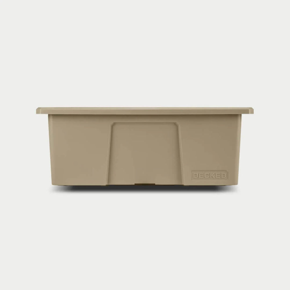 Decked A0040-DBIN-TAN D-co Bin 32 Portable Storage Box