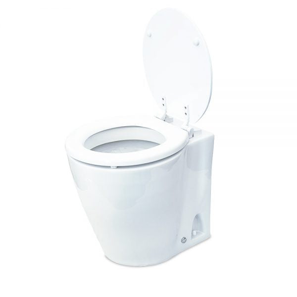 Albin 07-03-045 Silent 12V Round-Seat Marine Toilet - image 2