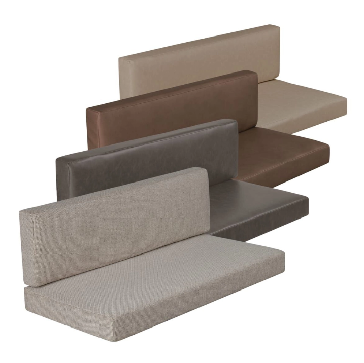 Lippert Components 2024043923 Thomas Payne Dinette Cushions Satula Brown 44"/38" Set – image 1