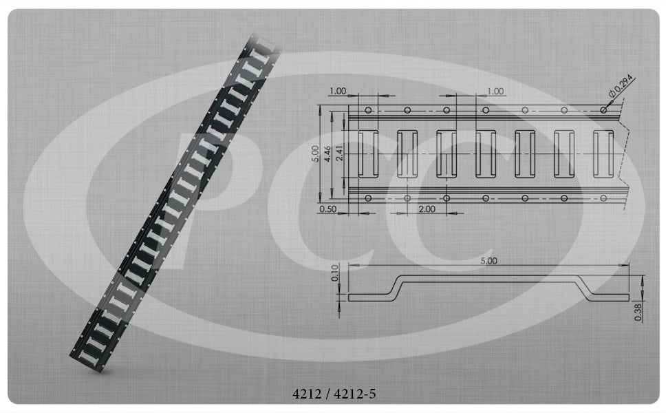Pacific Cargo Tie Down Track - 10 ft β 4212