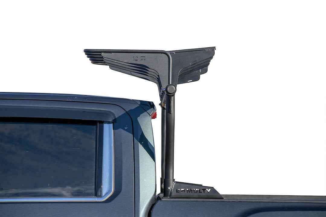 Multy Rack MR2366 Black Aluminum Two-Bike Bed Carrier