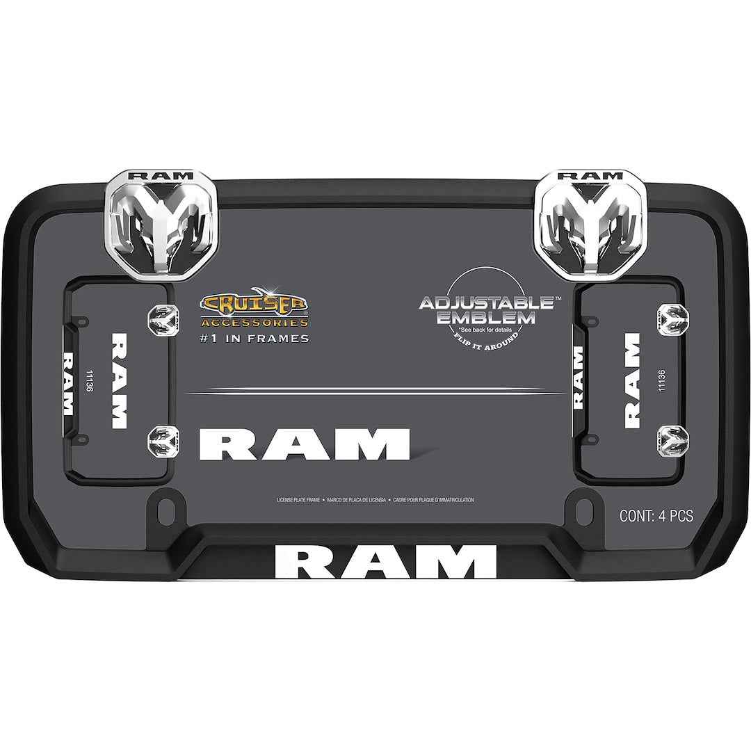 Cruiser 11136 Licensed RAM Automotive Plate Frame