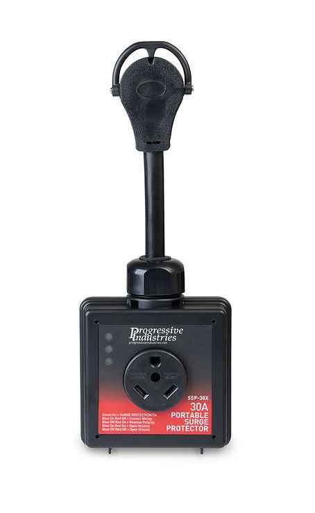 Progressive Industries SSP-30X RV Surge Protector , 30 Amp Portable Guard with Fault – image 1