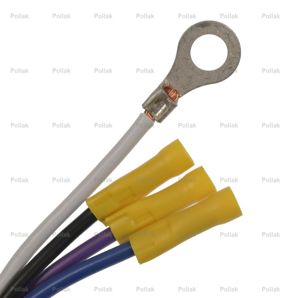 Pollak Trailer Wiring Connector Adapter (12723E) – Color: Black