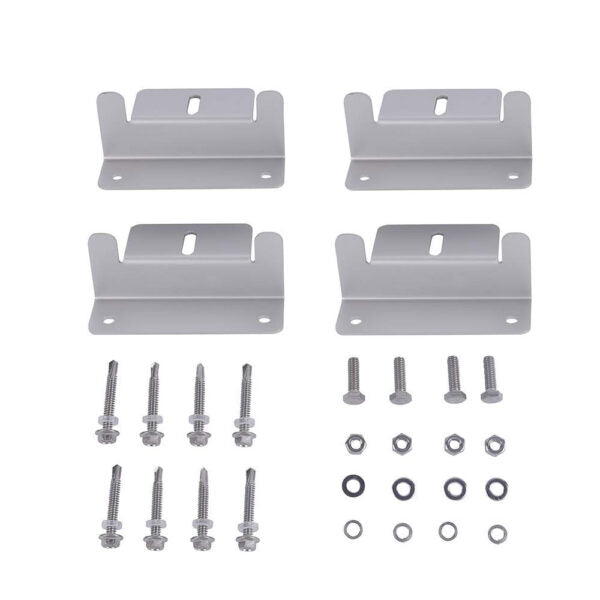 AIMS Power PV-ALBRACKET Four-Bracket Solar Panel Mount Kit - image 1