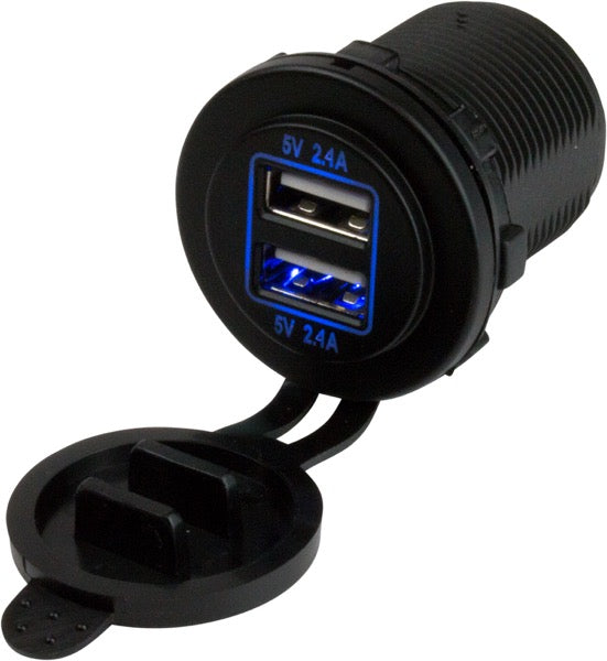 Sea Dog 426515-1 Round USB Power Socket