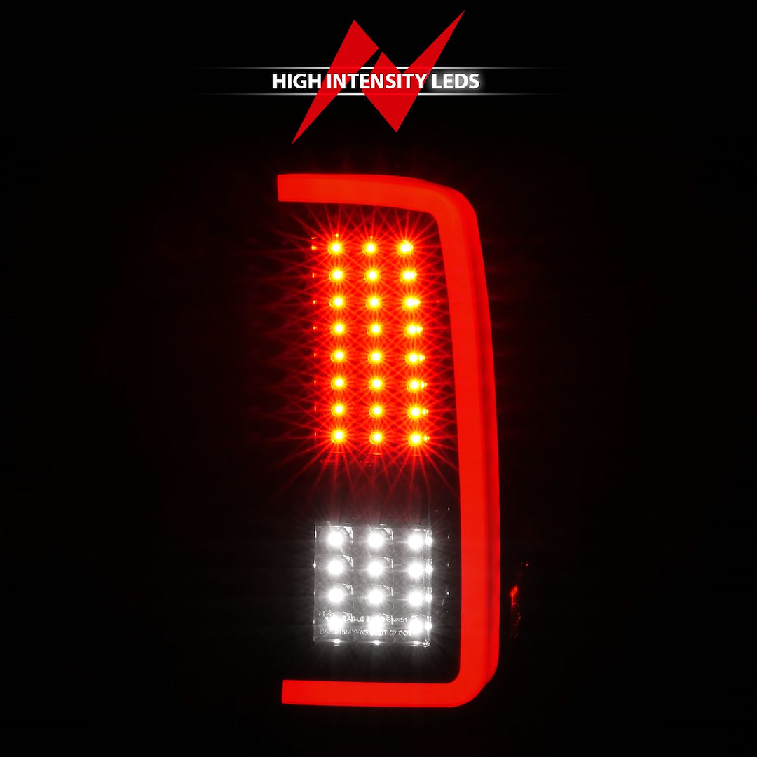 ANZO USA 311381 Silverado Smoke LED Light-Bar Tail-Light Pair - image 2