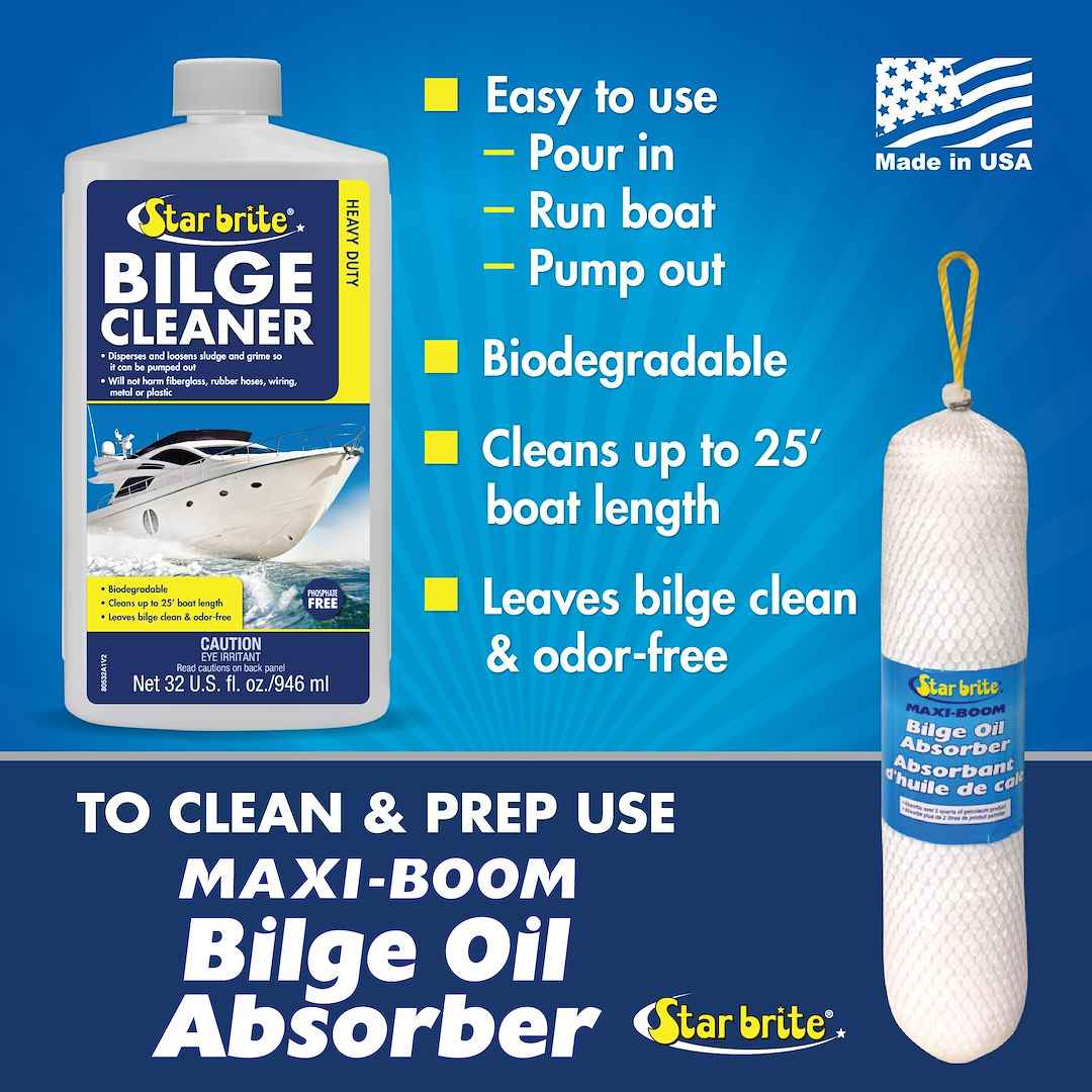 Star Brite 080532PW Biodegradable Bilge Cleaner, 32-Ounce