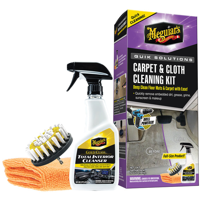 Meguiar's G55268 Quik Solutions Carpet/Cloth Kit