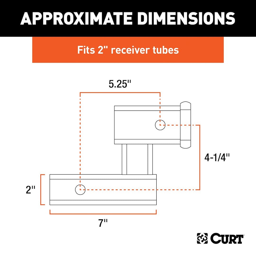 Curt 45794 Trailer Hitch Extension - image 5