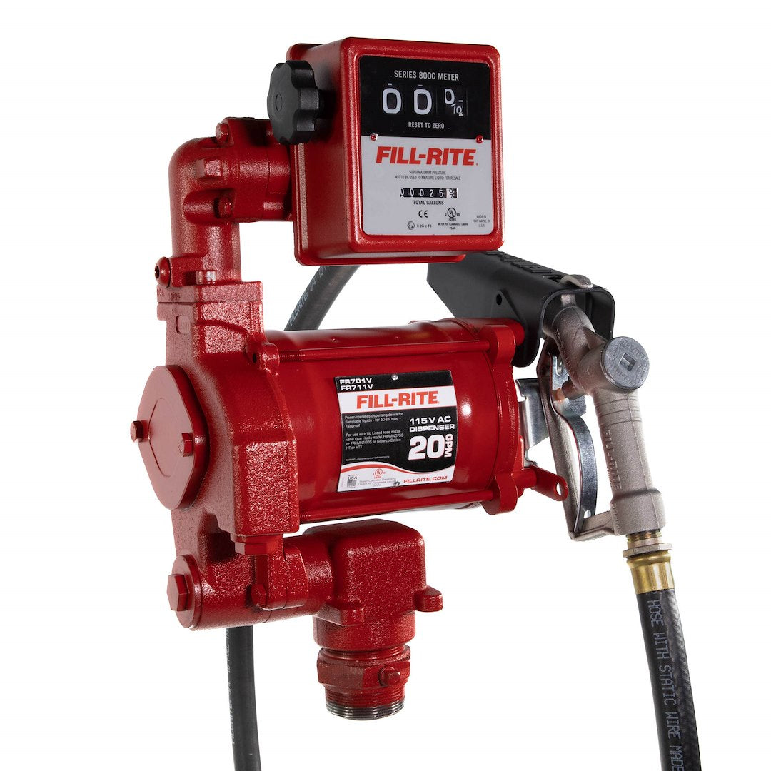 Fill-Rite Fr701v Metered AC Tank-Transfer Pump