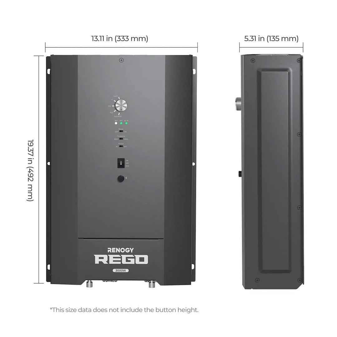 Renogy 3000W 12V Inverter and Battery Charger – 5205833