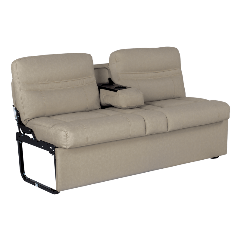Lippert Components 2020135018 62" Jackknife RV Sofa, Altoona Beige, 2-Seater with – image 6