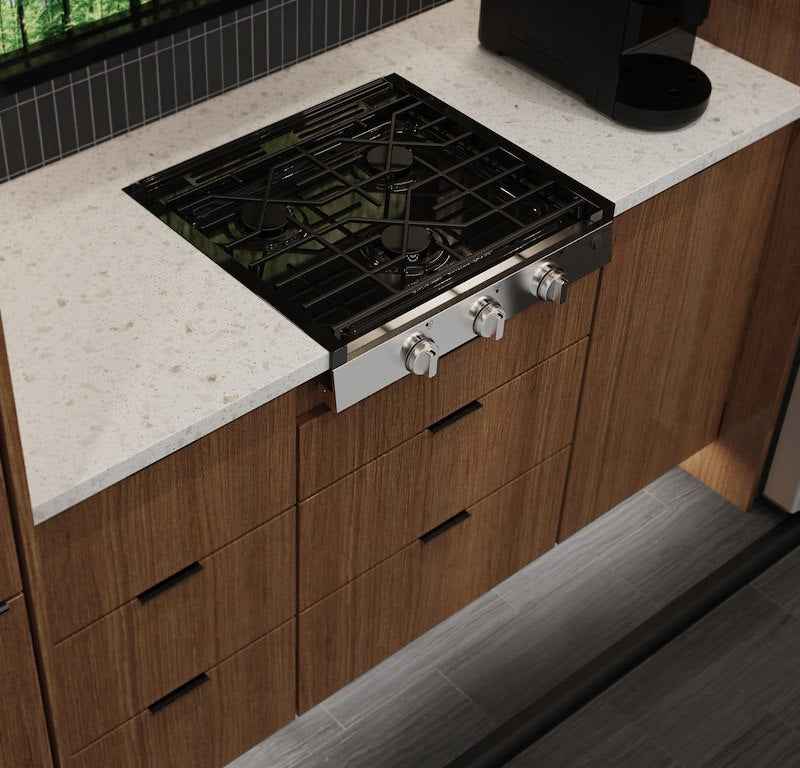 GE Appliances PLU621RWSS GE Profile 3-Burner Propane RV Cooktop, Black/Gray – image 8