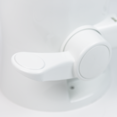 Dometic 302310081 310 Series RV Toilet, White, Pedal Flush, 360° Vortex Flush – image 4