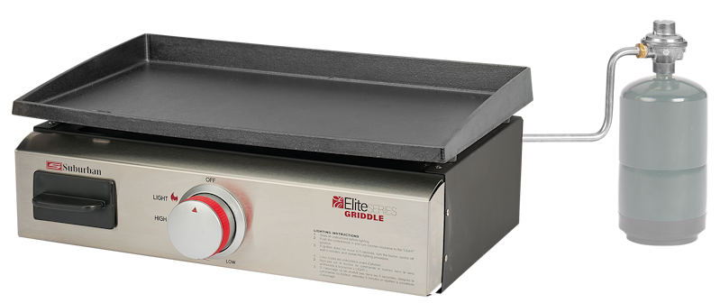 Invision 3060ALG Outdoor Griddle SOP-1002A, 11,000 BTU Cast Iron, Slide Mount – image 8