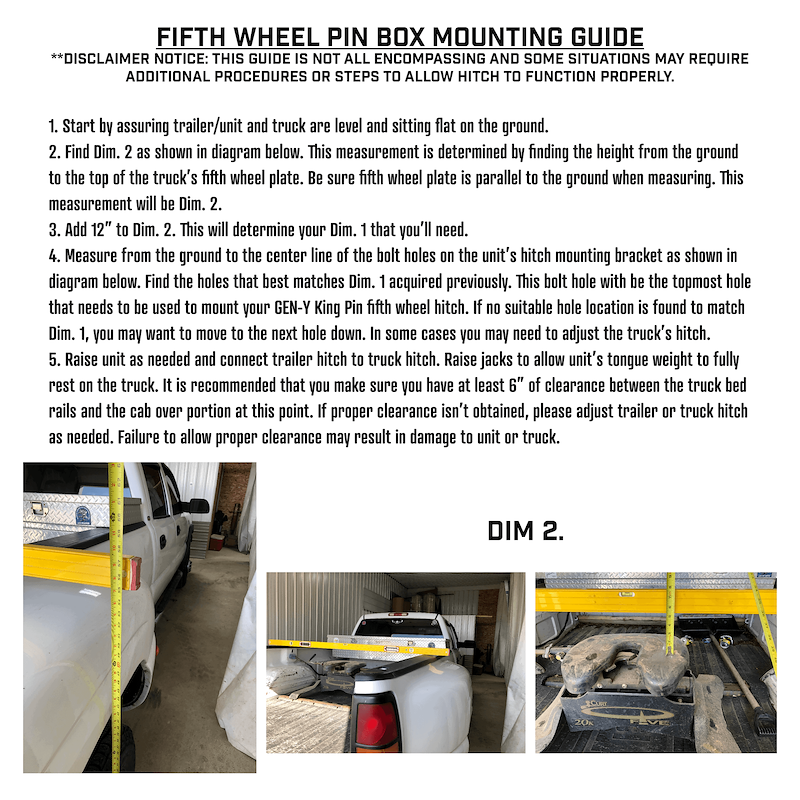 Gen-Y Hitch GH-8071 Fifth Wheel Trailer Hitch Pin Box , Gen-Y Hitch Torsion Flex Rhino – image 8