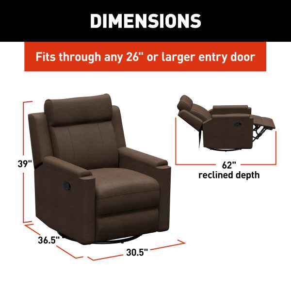 Lippert Components 2024044208 Thomas Payne Swivel Glider Recliner, Satula – image 8