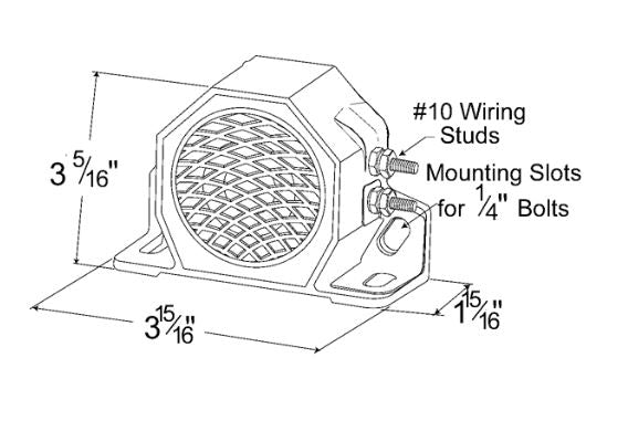 Grote Industries 73090 Reversing Warning Alarm