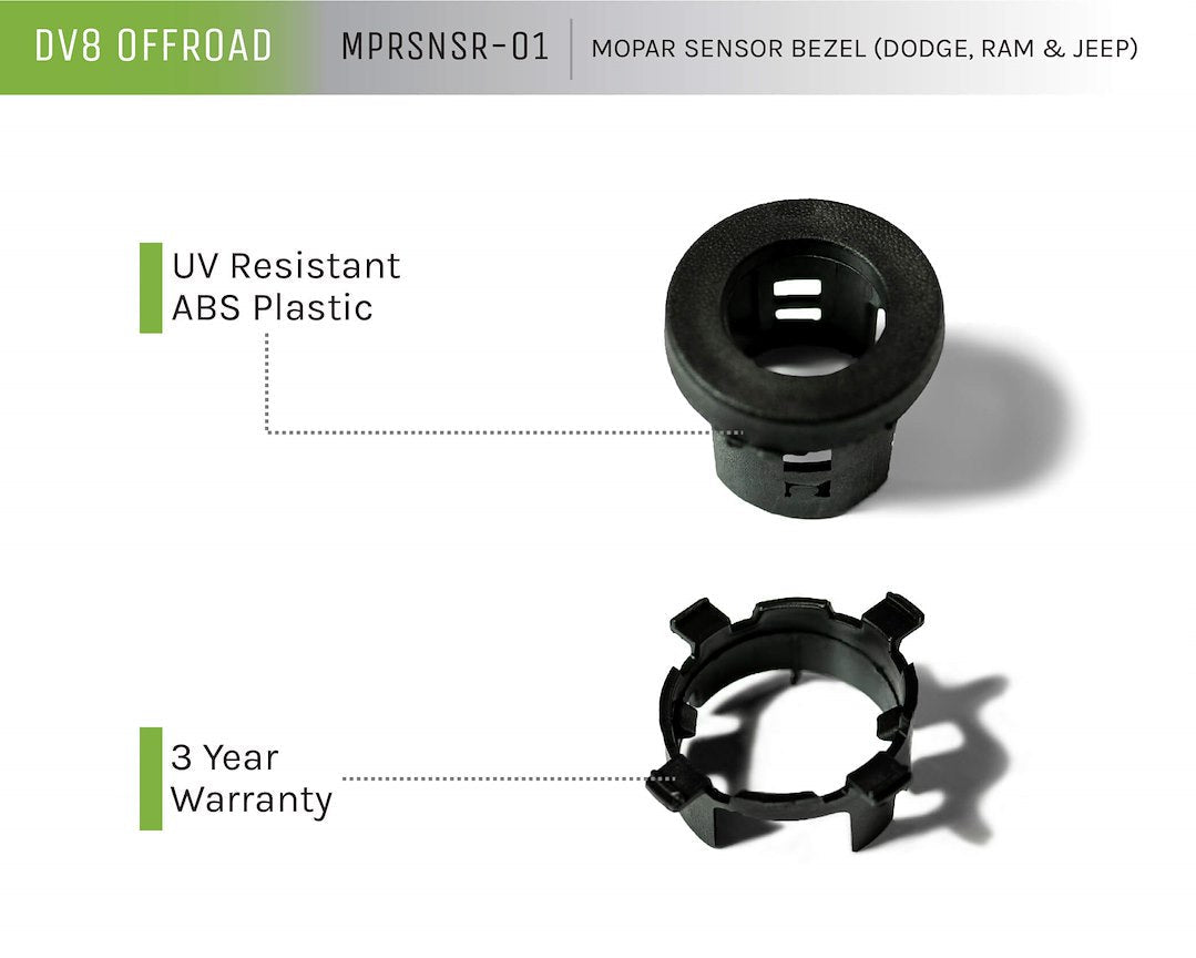 DV8 Offroad MPRSNSR-01 Parking Sensor Trim Bezel