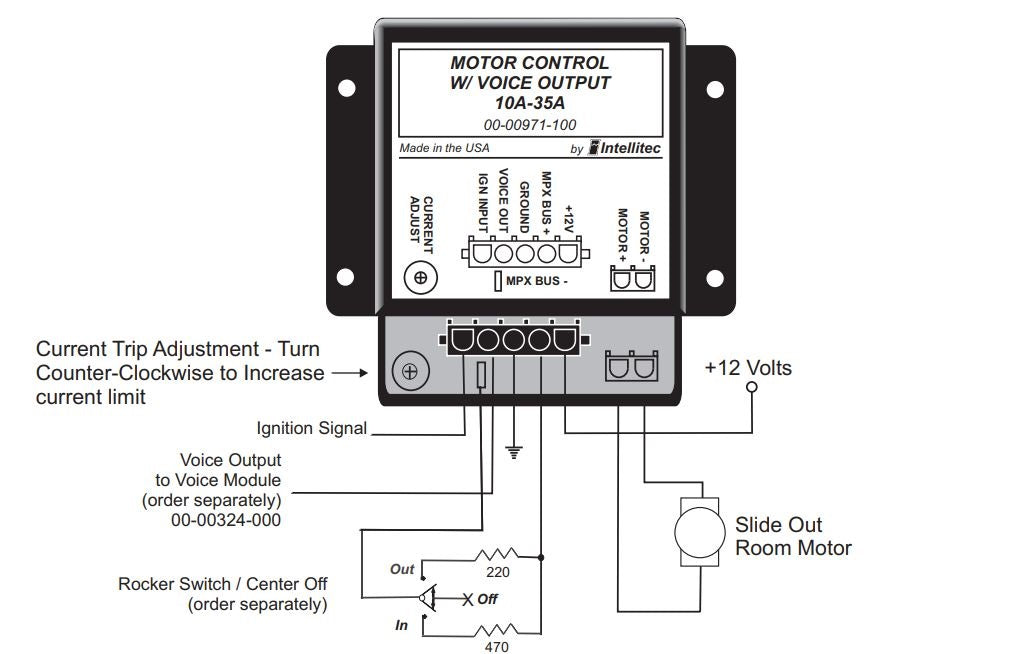 Intellitec Slide Out Control Module – 00-00971-100