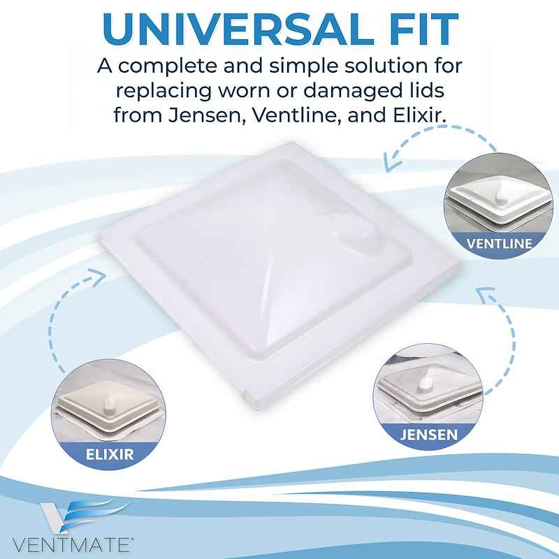 Ventmate 69177 Universal 14" x 14" RV Roof Vent Lid Replacement Kit – image 4