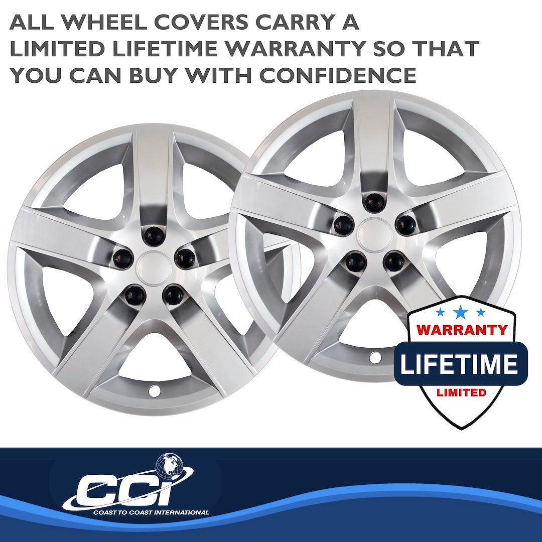 Coast To Coast 43517S Five-Spoke Steel-Wheel Covers for Malibu - image 3