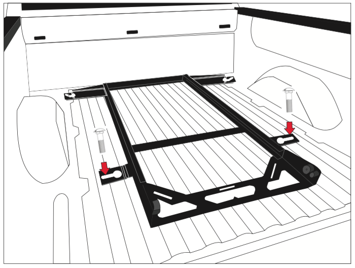 Bedslide Bsa-Ranger-2024 Ranger 5-ft Mount Kit for 10-5841 Slides - image 1