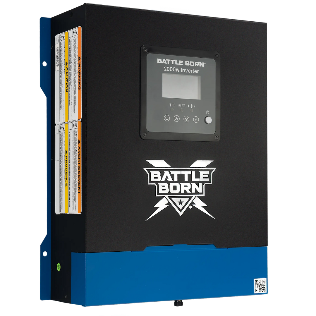 Battle Born Batteries 2000W Power Inverter, 12V DC to 120V AC – BBI2000