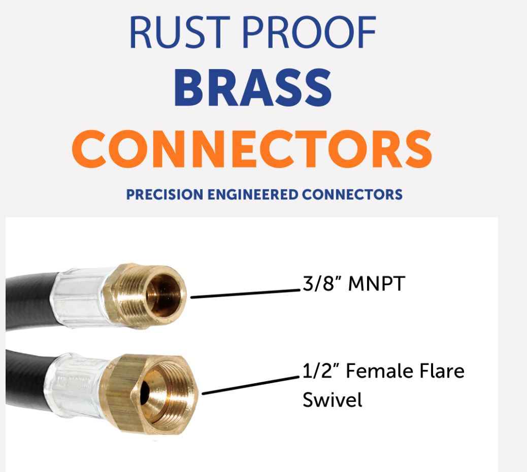 Flame King Mb100383-48 Propane Hose - image 4