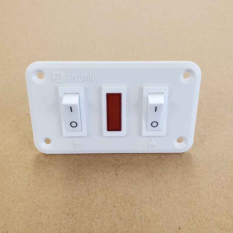 GE Appliances PMCSRS GE Water Heater Power Switch , For Dual Fuel Toggle Control, White – image 1