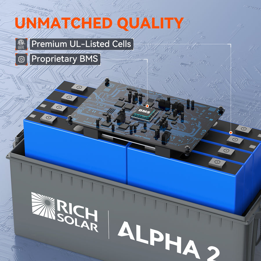 Rich Solar Rs-B122s Battery - image 4