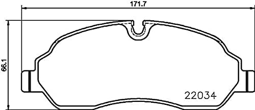 Hella Pagid 355021571 Disc-Brake Pad Set
