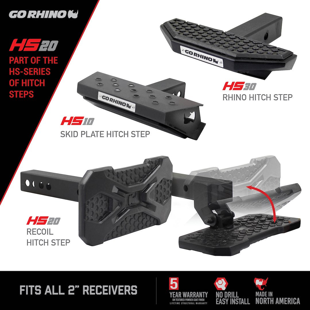 Go Rhino HS2012T HS-20 Receiver Entry Step