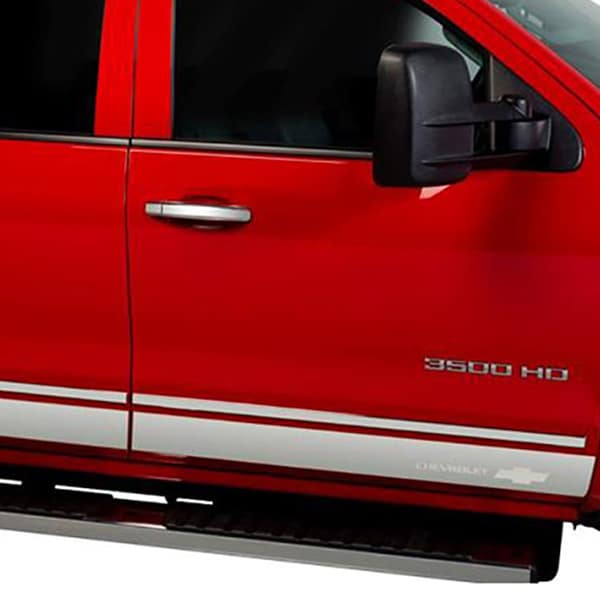 Putco 9751242gm-1 Silverado LD Double Cab Rocker Trim