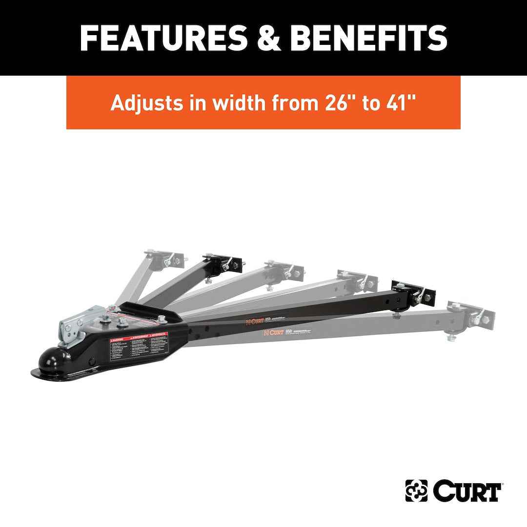 CURT Tow Bar - 2 in Ball Mount – 19745
