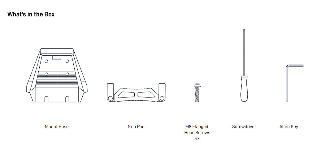 KVH Satellite Internet Antenna Mount - Gray – 19-1260-17