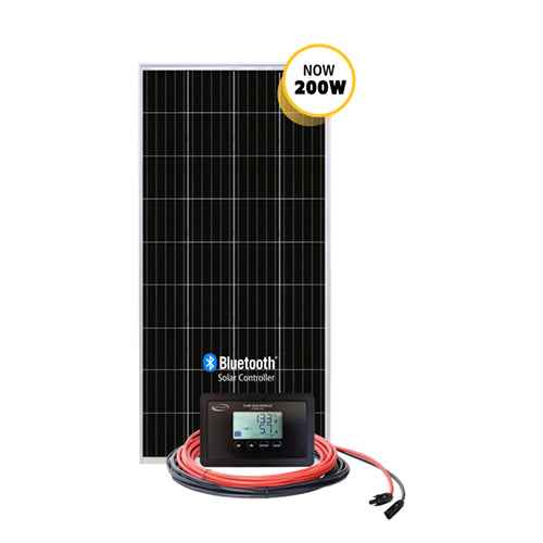 Go Power OVERLANDER 200 Watt Solar Charging Kit, Monocrystalline, 30 Amp PWM Controller – image 8