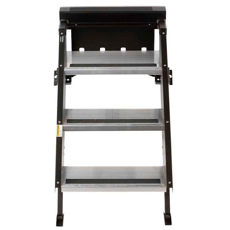 MOR/ryde STP-207 StepAbove Gen 2, 3 Manual Folding Steps, 28" Width, 9" Rise – image 4