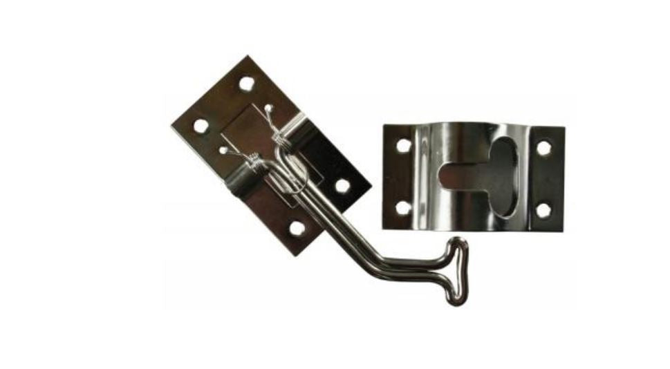 JR Products Door Catch - Silver – 11765