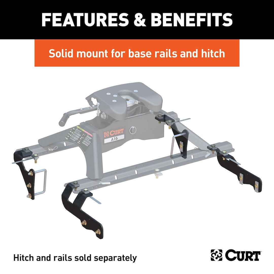 CURT 5th-Wheel Brackets - Ram 1500 – 16307