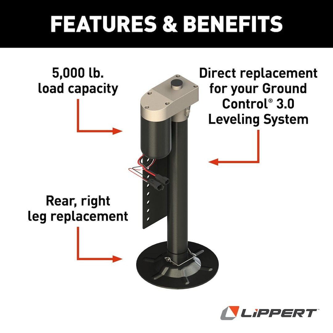 Lippert Components Leveling System Component - 5000 lb – 344792