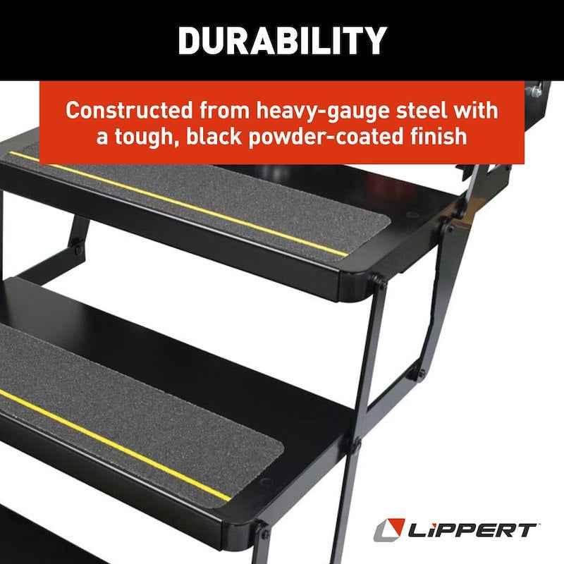 Lippert Components 3694042 Kwikee Electric Triple RV Entry Step, 24” Series 23 – image 5