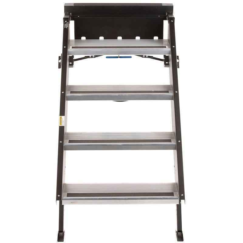 MOR/ryde STP-211 4 Step Strut-Assist Folding Entry Step, 30" Width, 8" Rise – image 4