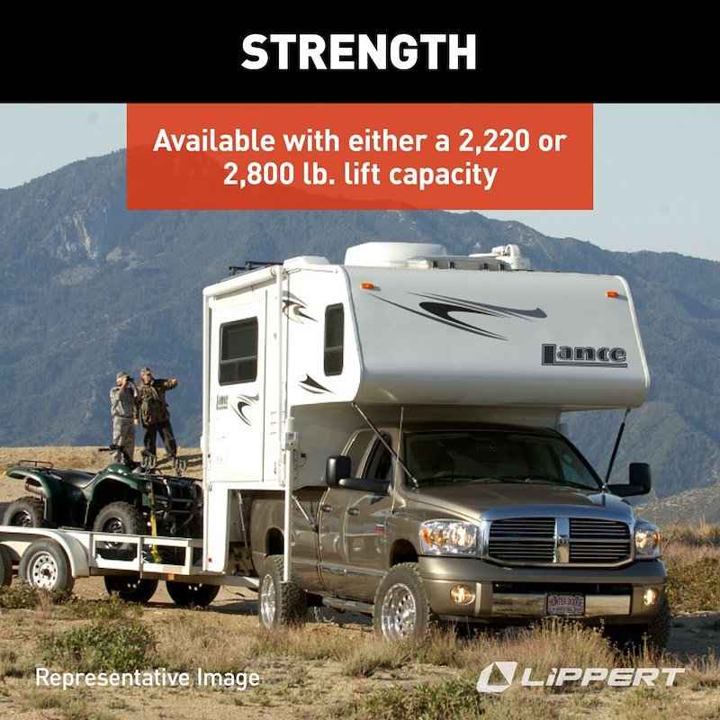 Lippert Components 736514 HappiJac Manual Camper Jack, 2200 lb Capacity, 34.5" Lift – image 4