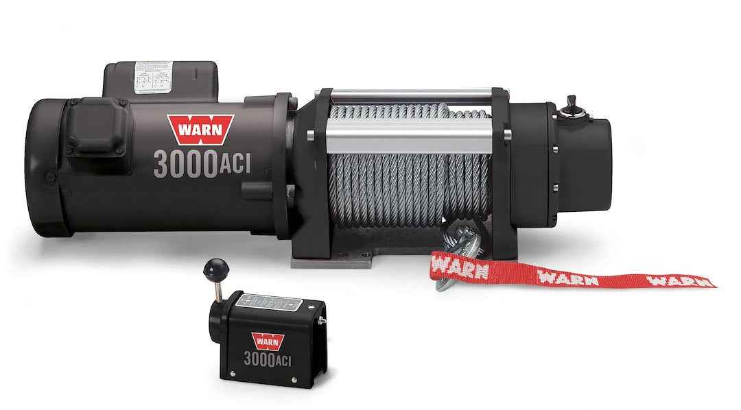 Warn 115/230V Winch - 3000 lb, Steel Line – 93000